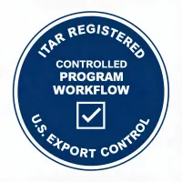 ITAR routing badge