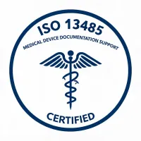 ISO 13485 support badge