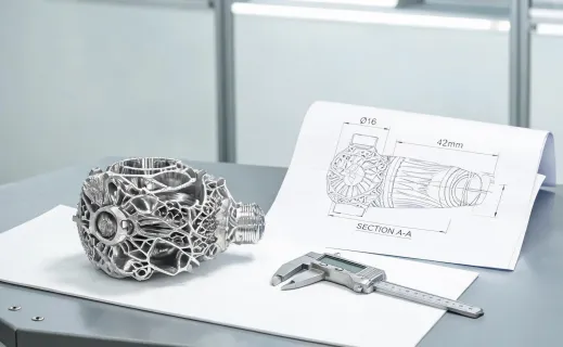 Aerospace metal additive component