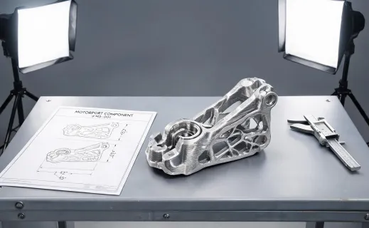 Motorsport metal additive component