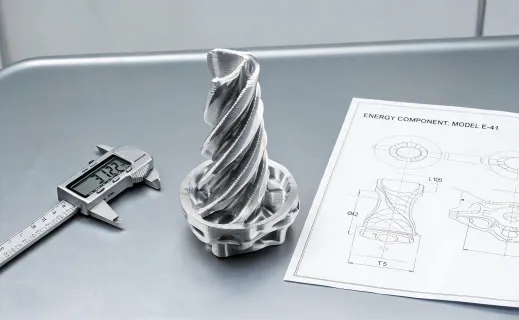 Energy metal additive component